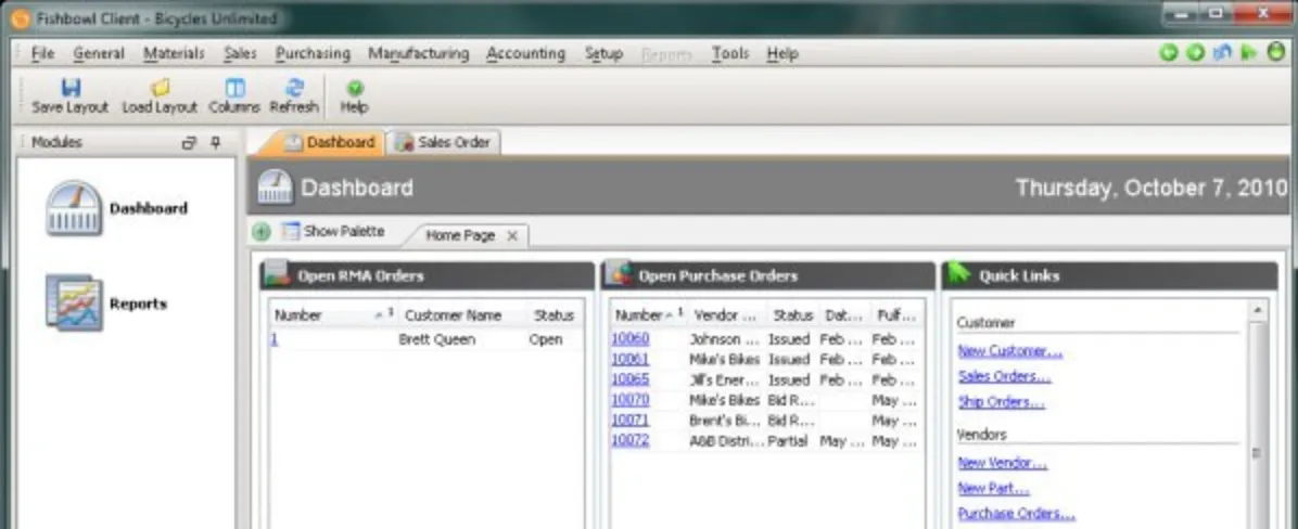Fishbowl interface
