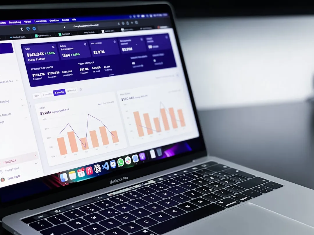 Analytics dashboard showing inventory performance metrics