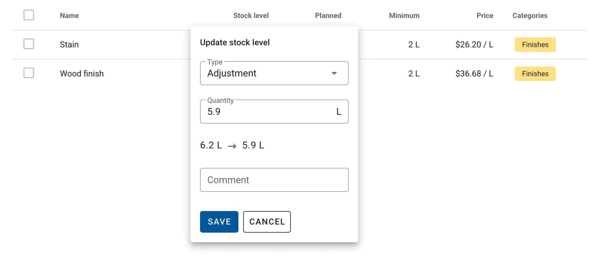 Quick Stock Updates
