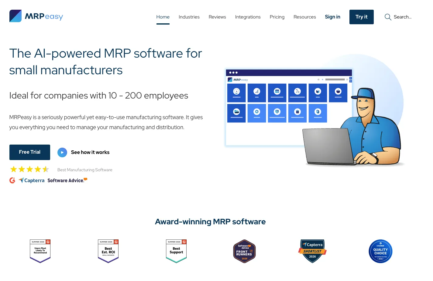 MRPeasy interface