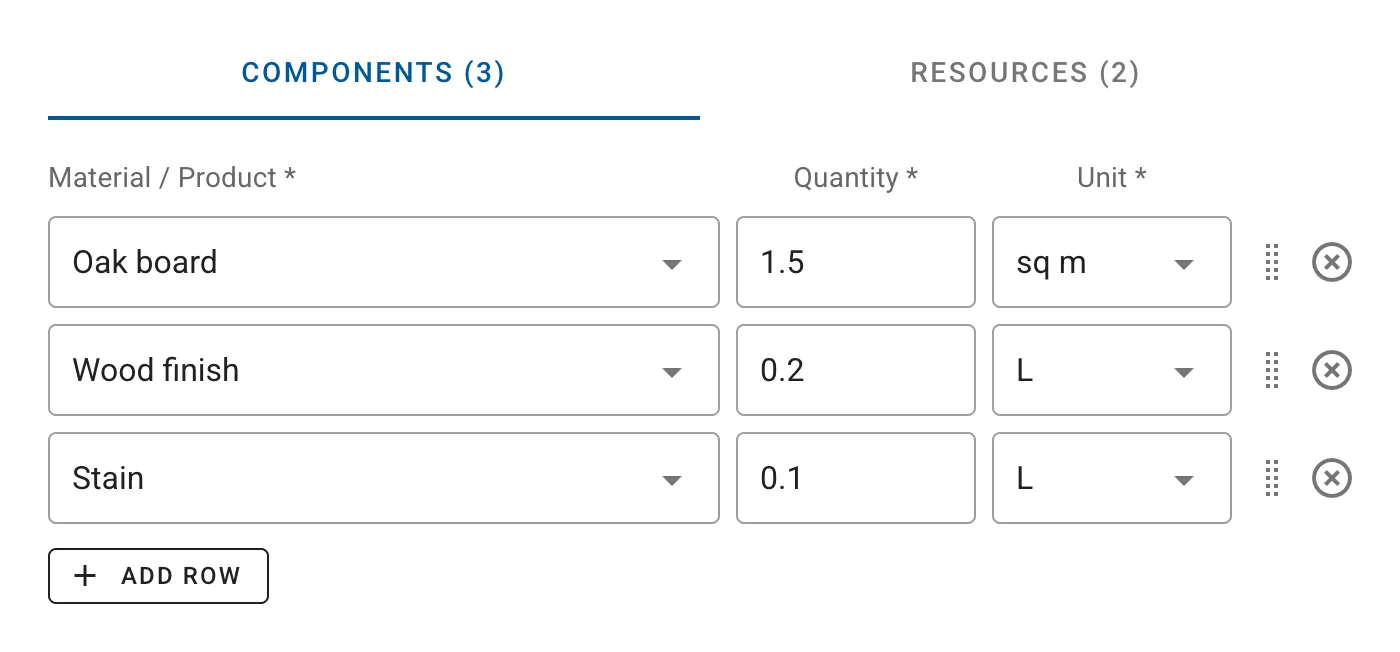 Bill of Materials