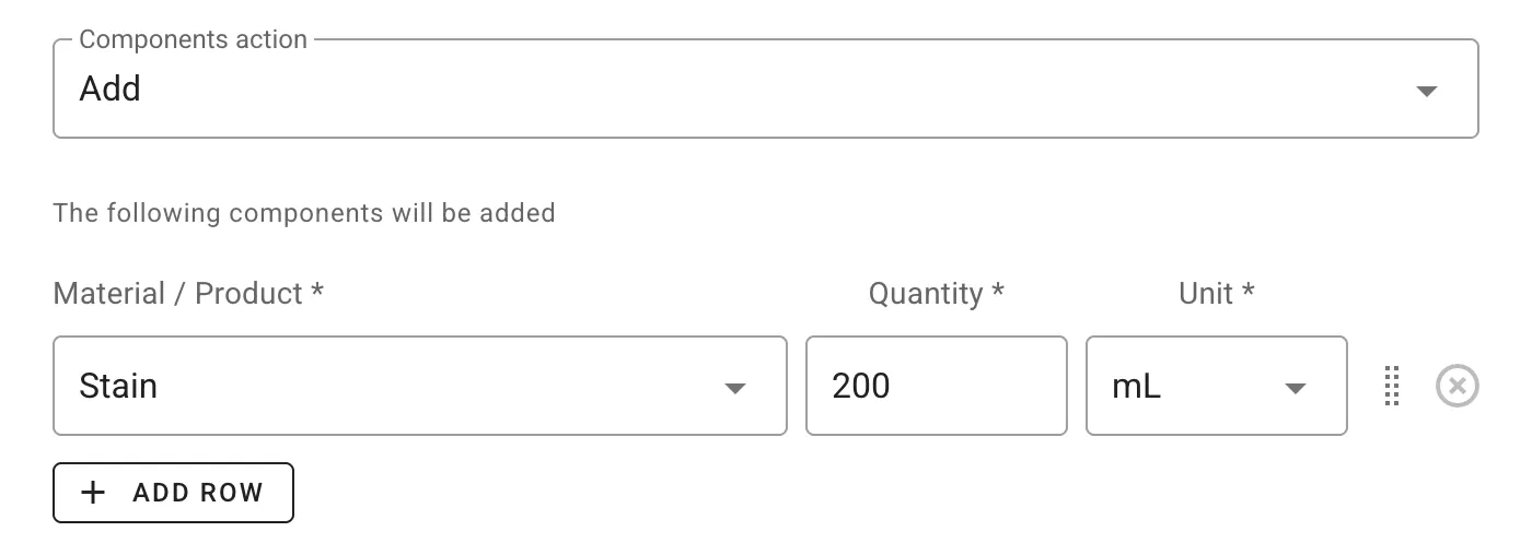 Bulk component editing