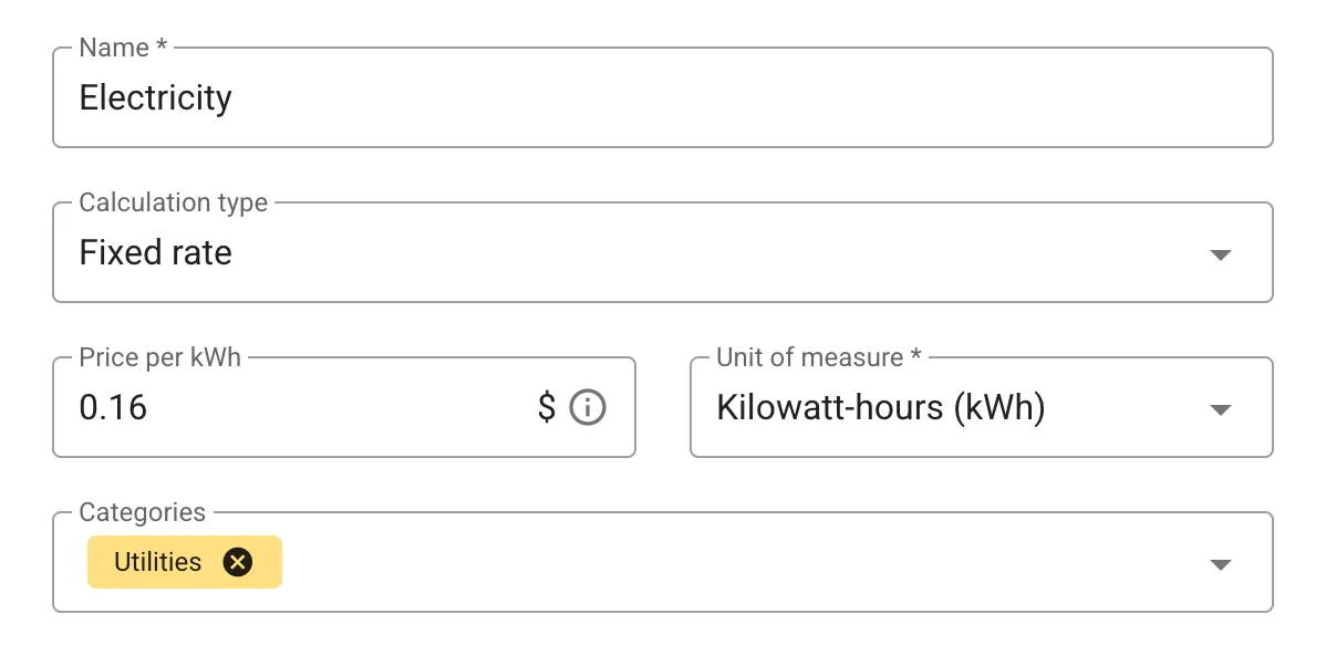 Utility Costs