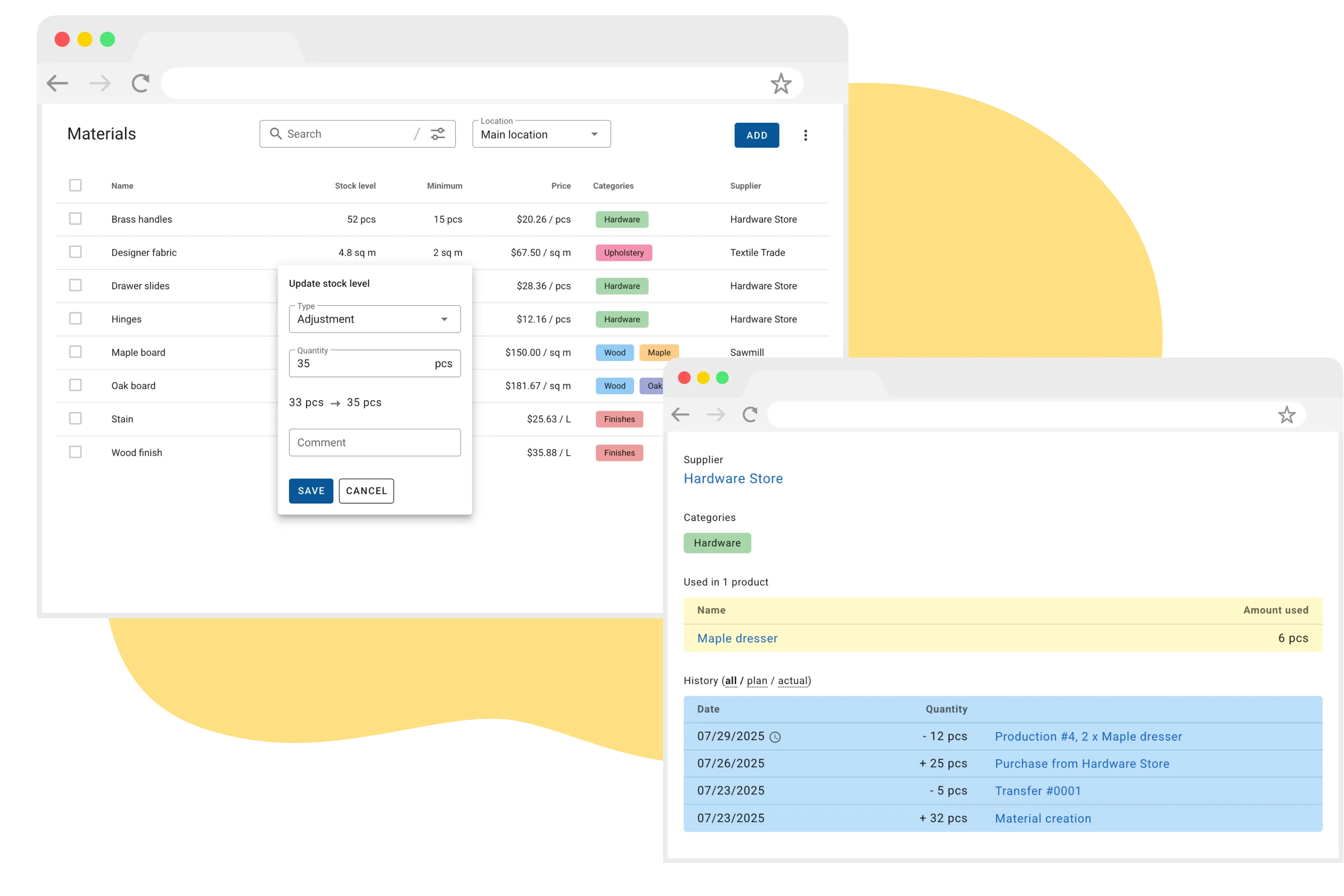 Real-time Inventory