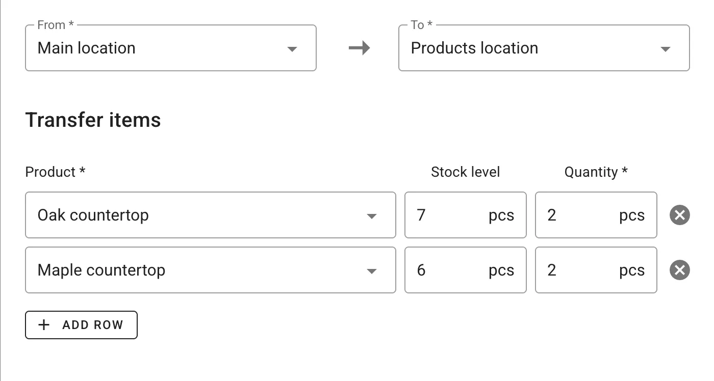 Efficient Inter-Location Movement